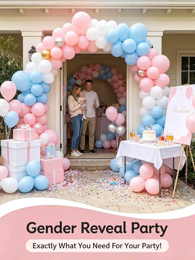 Pink Balloons 12 Inch 60 Pcs Light Baby Pastel Pink Latex Balloons - Image 2