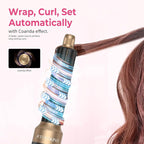 Blow Dryer Brush, 7 in 1 Hair Dryer Hot Air Brush 110,000 RPM with Negative Ion Hair Styler for Fast Drying Straightening Curling Voluming