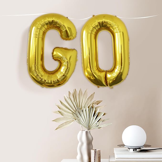 Letter Balloons Gold Party Balloon - Image 2