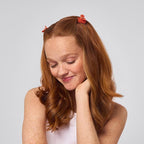 Kitsch Small Hair Clips for Women and Girls – Mini Claw Clips | Hair Accessories | Daily Styling, Recycled, Cherry Blossom Design | Ideal Gifts for Women – 8pc Set