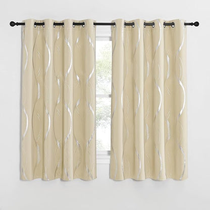 NICETOWN Bedroom Blackout Curtains Panels - Image 2