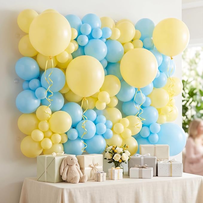 104pcs Pastel Yellow Balloon Garland Arch Kit, 18 12 10 5 Inch | Different - Image 5