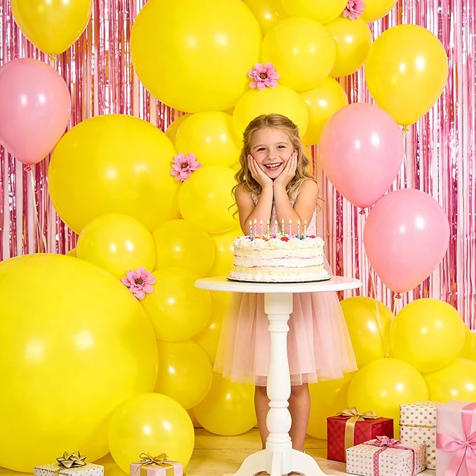 32Pcs Yellow Big Balloons 18 Inch, Round Large Latex Party Balloons - Image 4
