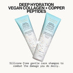 Pacifica Coco Peptide Damage Care Shampoo & Conditioner Set – Repairing Hair Care for Dry Damaged Hair Vegan Collagen & Peptides for Split Ends & Breakage Sulfate Free Clean Vegan Dermatologist Tested