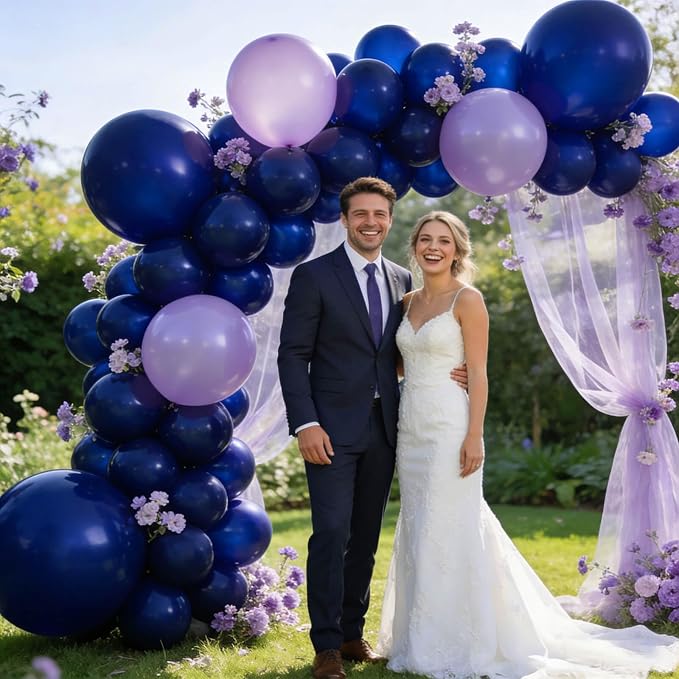 110pcs Navy Blue Balloon 12 Inch - Image 4