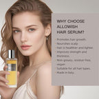 Hair Growth Serum 95 ml - Rosemary Hair Thickening Serum with Biotin, Caffeine for Hair Thinning & Shedding – Promotes Healthy Scalp, Fuller, Nourish, Strengthens Roots