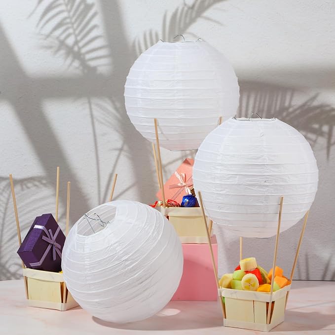 24 Set Hot Air Balloon Table Centerpieces Baby Shower Party Decoration Paper - Image 5