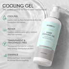 Cooling Gel for Hair Removal Device 300g Soothing Cooling Conductive Gel on Face Body Legs Arms Underarms for Woman and Men with Aloe Vera Centella Asiatica
