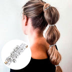 3 Pcs Creaseless Spiral Hair Ties for Women, 3 Colors Pearl Phone Cord Shape Hair Bands, Pearl Telephone Scrunchies, Coil Hair Ties for Thick, Thin, Long, Curly Hair