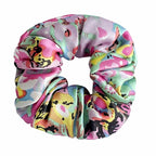 Suncdelv Silk,100% Silk Scrunchies for Hair,22 Momme Hair Ties for Anti-Crease & Breakage,Natural Women Hair Accessories，Fashion Hairbands 3PCS （watercolour）