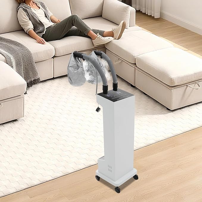 650W Hair Steamer Machine, Professional Hair Color Processor w/ 5 Specialized Modes, Adjustable Multifunctional Treatment-Heated Micro Mist Steamer for Home Salon Spa
