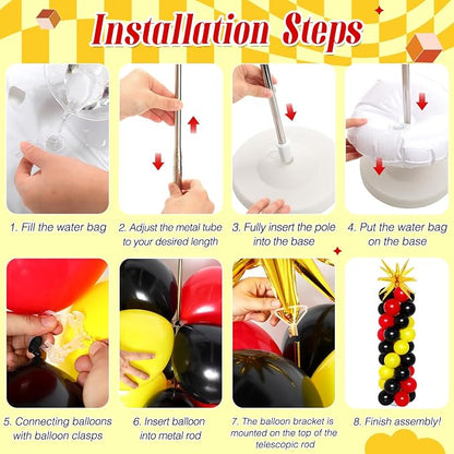 Seematn 2 Set Cartoon Theme Balloon Column Stand Kit - Image 4