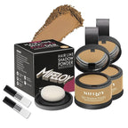 2 Pack Root Touch Up Shadow Powder, Gray Hair Cover Up, Women Color Root Coverage Powder for Thinning Grey Hairline, Men Instantly Concealer Hair Loss Beard Line Eyebrow, Dark Blonde