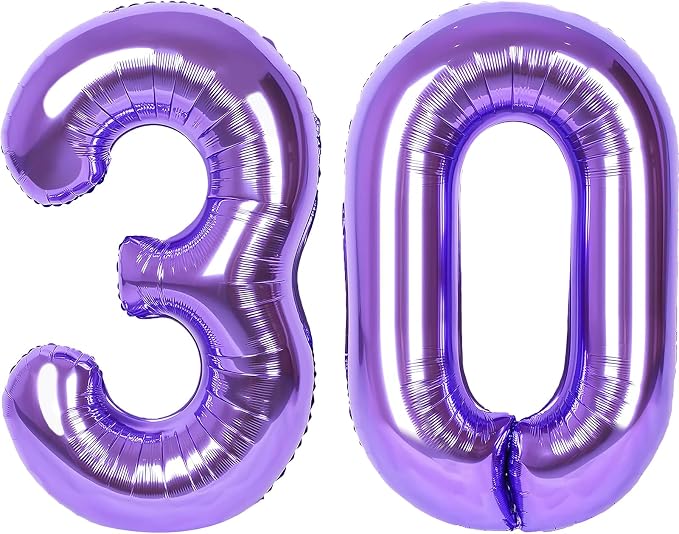 Number Balloons for Birthday Decorations by United-UnicornsParty