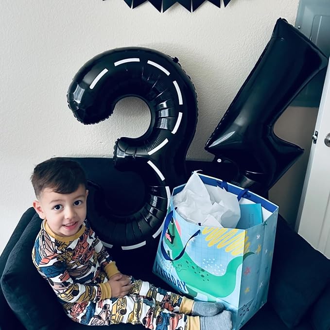Line 3 Balloon - Number Balloon 40 Inch, 3st Line Birthday Decorations | Giant - Image 8