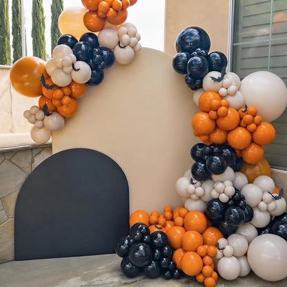 Orange and Black Balloon for Halloween Graduation Birthday Party Decoration | - Image 5