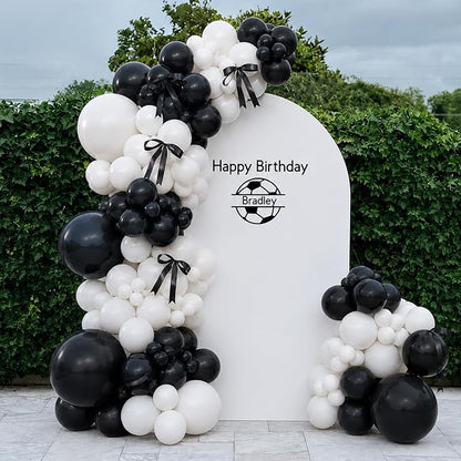 Black and White Balloon Arch Kit - Image 7