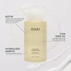 OUAI Fine Hair Shampoo, Conditioner, and Treatment Masque Set - Volumizing, Strengthening, Repairing - 3 Count (10oz Shampoo, 10oz Conditioner, 8oz Masque)