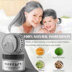Temporary Silver Gray Hair Spray Color Wax 4.23 oz, Instant Natural Hairstyle Cream Dye, Disposable Coloring Mud for Men Women Youth, Grey Styling Pomades, Party Cosplay DIY Halloween