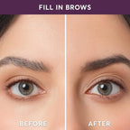 Madison Reed Root Touch Up + Brow Filler, Legno Black, Instant Gray Coverage, Fills in Brows & Thinning Hairlines, Temporary Concealing Powder, 0.13 oz (60 uses)