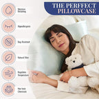 Blissy Silk Pillowcase - 100% Pure Mulberry Silk - 22 Momme 6A High-Grade Fibers - Silk Pillow Cover for Hair & Skin - Regular, Queen & King (Mint, Queen)