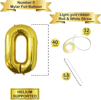 Letter Balloons Gold Party Balloon - Image 3