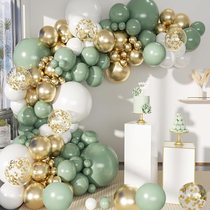 Archloon Sage Green Balloon Arch Kit by Aarchloon