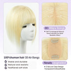 Hair Topper for Women with Thinning Hair, Lightweight & Add Volume Hairpiece for White HairRoots Cover, Changing Hairstyle, Trendy and Comfortable Design