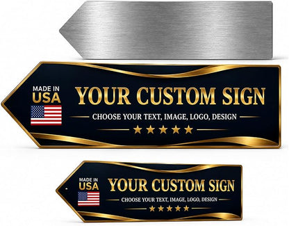 Custom sign outdoor Right arrow sign by BCB| direction signs Printed in USA | by BCB