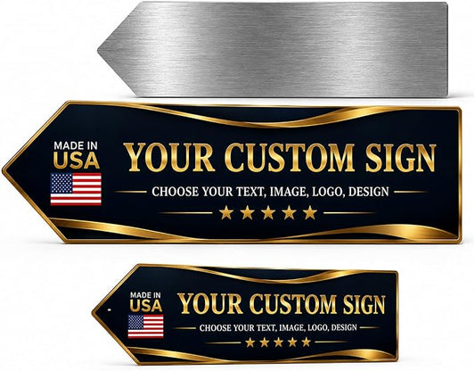 Custom sign outdoor Right arrow sign by BCB| direction signs Printed in USA | by BCB
