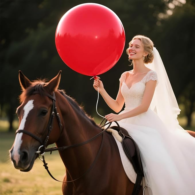 Red Big Balloons 32pcs, 18 Inch Large Latex Giant Heavy Duty Balloons - Image 8