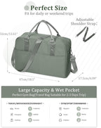 Gym Bag Womens,Travel Duffel Carry on Bag Sport Tote Bag Weekend Overnight Bag
