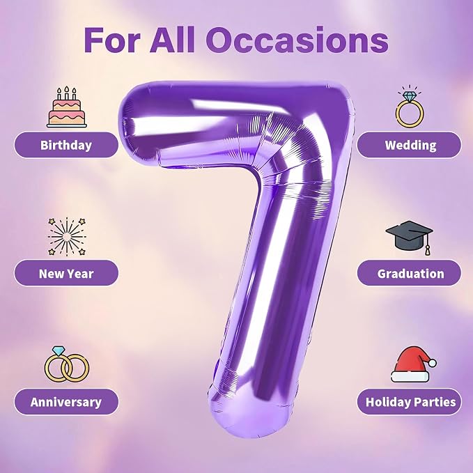 Number Balloons for Birthday Decorations - Image 5