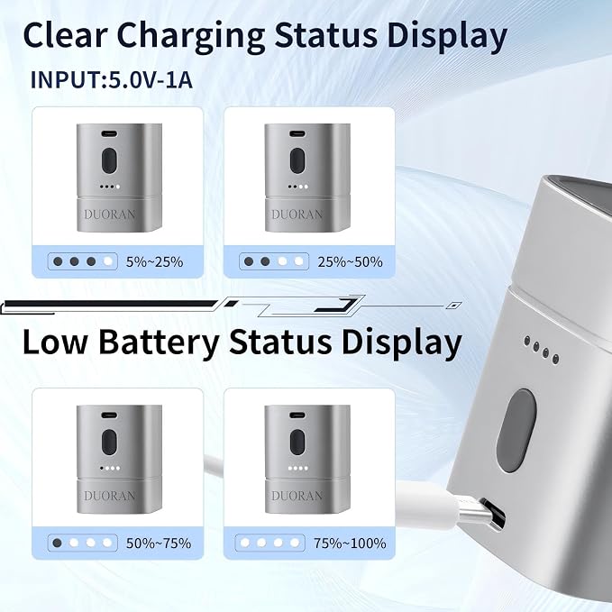 Air Pump for Inflatables, USB Rechargeable Mini Pump - Image 4