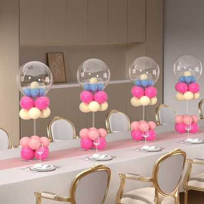 6 Pack Clear Acrylic Balloon Stand 15.75 inch Party Centerpiece Kit - Image 8