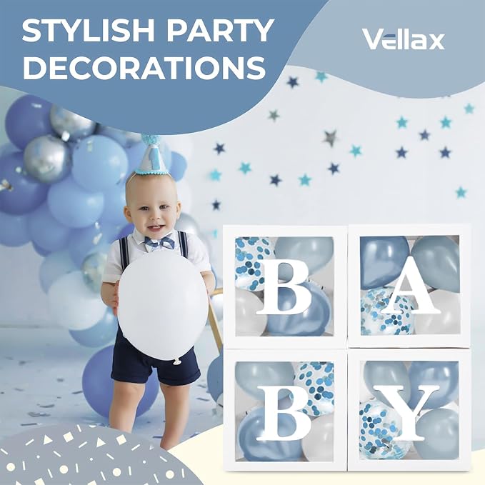 44-Piece Baby Shower Decorations - Image 7