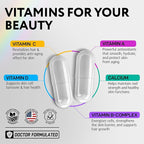 Biotin Collagen Keratin Neem Supplement - Hair Growth Vitamins for Women & Men - 10000mcg Biotin with Hyaluronic Acid & B Complex - Healthy Hair Loss Support - Skin and Nails Care - 120 Caps