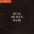 Ve Sunny Brown Clip in Hair Extensions Ponytail Wrap Around Silky Straight 16inch Remy Human Hair Ponytail Extensions Solid Dark Brown Hair Extensions Pony Tail 80g