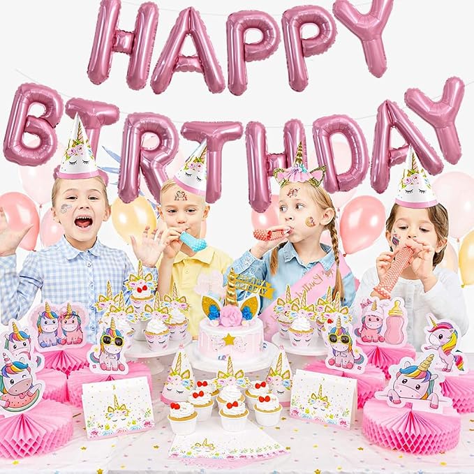 TONIFUL Light Pink Letter Balloons 2 Set 16 Inch A-Z Custom Alphabet Banner | - Image 4