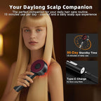 Hair Growth Comb, 3 in 1 Hair Growth Brush Electric Scalp Massager Oil Applicator High Frequency Comb, IPX7 Waterproof Portable Head Massager for Home & Travel