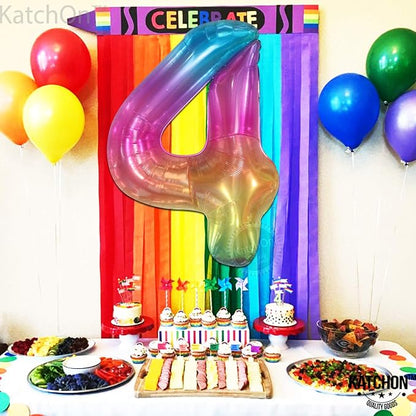 KatchOn Giant Rainbow 4 Balloon Number - Image 8