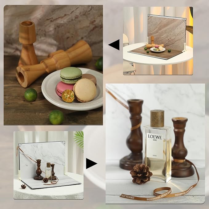 16 x 11.5 in Product Photography Backdrops, 10 Sheets, 20 Patterns | Compact - Image 2