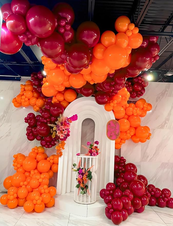 Fall Balloons, 12 Inch Thanksgiving Balloons Set - Image 6