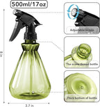 𝐍𝐄𝐖 Spray Bottles 17 oz (2 Pack) - Leak Proof, Adjustable Nozzle, Empty Spray Bottles For Cleaning Solutions, Plants, Hair Misting, Pet, Or Diy Spray Bottle