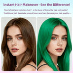 Green Hair Spray, Temporary Hair Color Spray for Women, Men, Kids, One-Time Use Washable Hair Dye, Natural Hair Color Wax for Christmas, Hallowen, Cosplay, Festival Party Costume Makeup, DIY (Green)