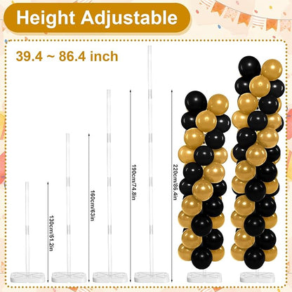 Blueweenly 2 Sets Balloon Column Stand Kit and Electric Balloon Pump Adjustable - Image 5