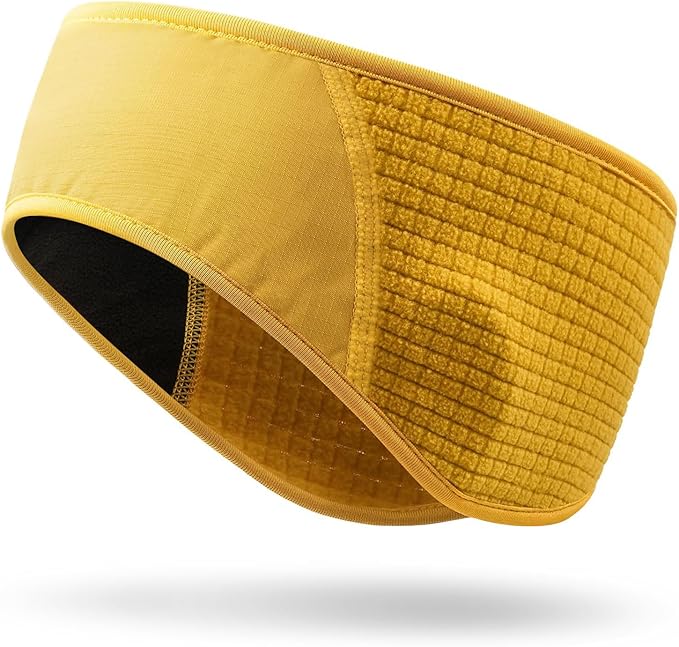 Winter Sport Headband Ear Warmer - Windproof Forehead & Breathable Fleece Headband for Skiing, Running, Cycling