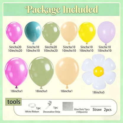 Daisy Flower Balloon Arch Kit - Image 3