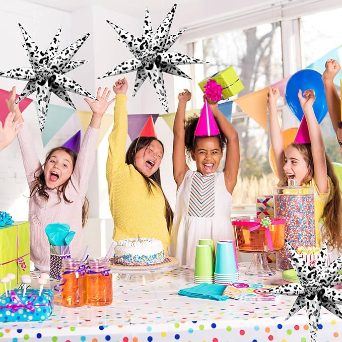 ZAKVOOR 60 Pcs Star Balloons 12 Spike Foil Party Decoration Balloons - Image 2