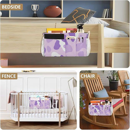 Bedside Caddy Metal Frame Hanging Organizer Bunk Bed Dorm Accessories Hook And - Image 8